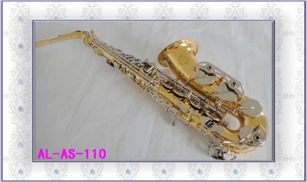 Sax Alto AL AS 110 com Detalhes nas Chaves